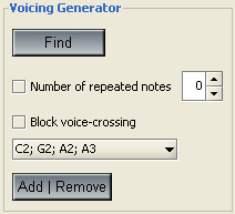 Voicing Generator